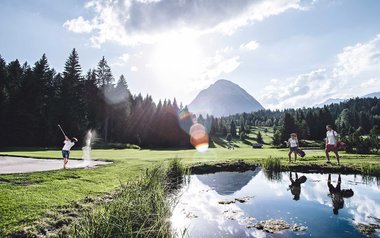 [Translate to Italienisch:] Golf in der Olympiaregion Seefeld